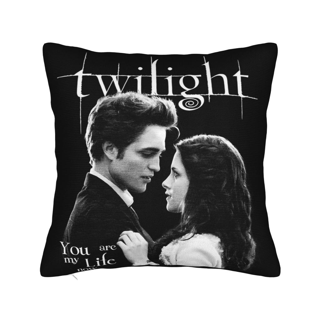 Twilight Movie Edward and Bella Pillowcase Printed Polyester Cushion Cover Decorative Pillow Case Cover Home Square cm