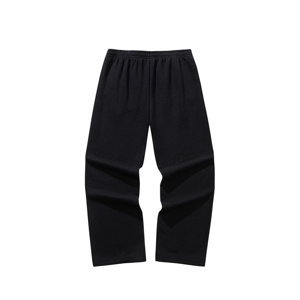 Anta Life Series Winter Knitted Sports Pants Men bottoms Basic-Black 952548303-2