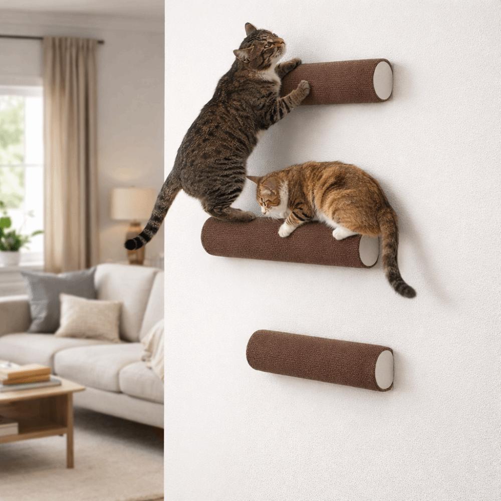 Wear Resistant Cat Scratch Board Self Adhesive Cat Scratching Stick  Kitten Toy