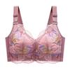 Plus Size Women's Summer Full Cup Non Underwire Reclining Pair of Breathable Underwear