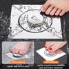 Bathroom Bouncing Floor Drain Odor and Bug Proof Core Cover Strainer No Knock Tile Old Floor Drain Board Remodel Full Seal Cover