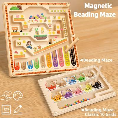 Children'S Magnetic Maze Walking Sphere For 3 Year Early Education Baby Concentration Training Writing Logic Thinking Game Plaything