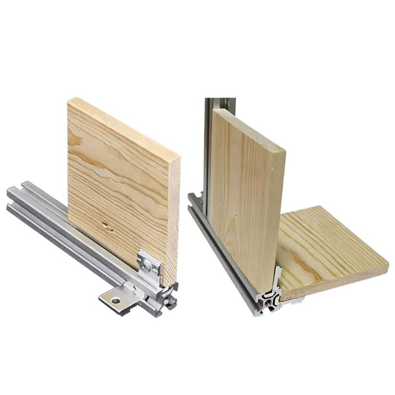 Rustproof Aluminum Side Panel Bracket Support Set With Screws For 2020 3030 4040 Extrusion Frame Industrial DIY Projects