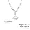 Collana Girocollo Cazador Trendy Pianeta Saturno Universo per Donna Acciaio Inossidabile Catena Collo Gioielli Regalo di Compleanno