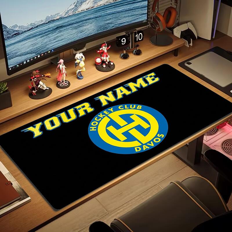 Custom Name Hc Davos Mouse Pad Large Gaming Table Cushion Nonslip Laptop Tablet Big Mousepad Xxl Mat Mini Pc Playmat With Lock Edge