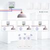 Tuya WiFi Smart Switch 433MHz Relais Empfänger Kabellos 1/2/3-fach 86 Wandpanel Schalter APP-Steuerung Funktioniert mit Alexa Google Home