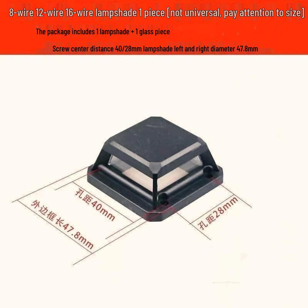 360° Infrared Laser Level With 8 & 12-Line Projection, Universal Glass Lampshade and Window Marking Tool Accessories