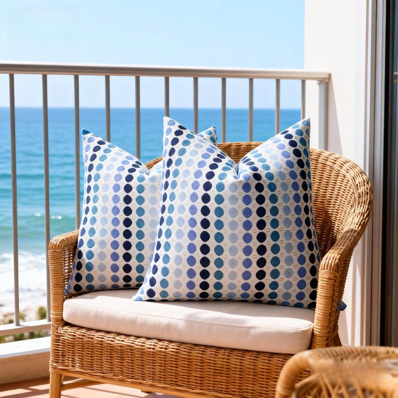 1Pc Modern Nordic Polka Dot Throw Pillow Cover Lightweight Luxury Woven Cushion for Living Room Cojines Decorativos Para Sofá