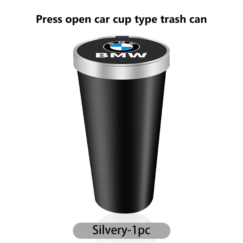 Universal Car Garbage Bin Cup Holder Rubbish Storage Trash Can For BMW M3 M5 X3 E93 F10 F20 F30 F40 F15 F25 F26 F31 F49 F86 CU7