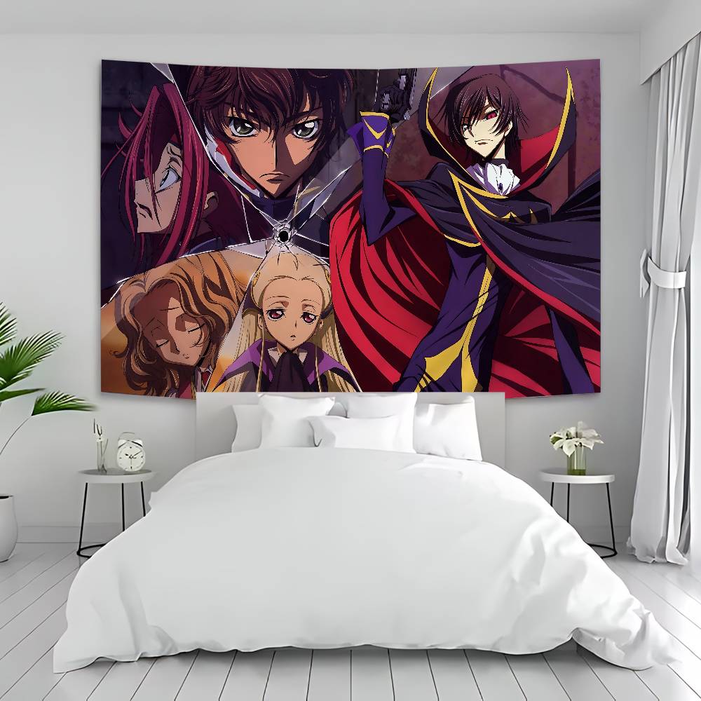 Code Geass Cartoon Anime Cartoon Tapestry Art Science Fiction Room Home Decor Wall Hanging Home Decor