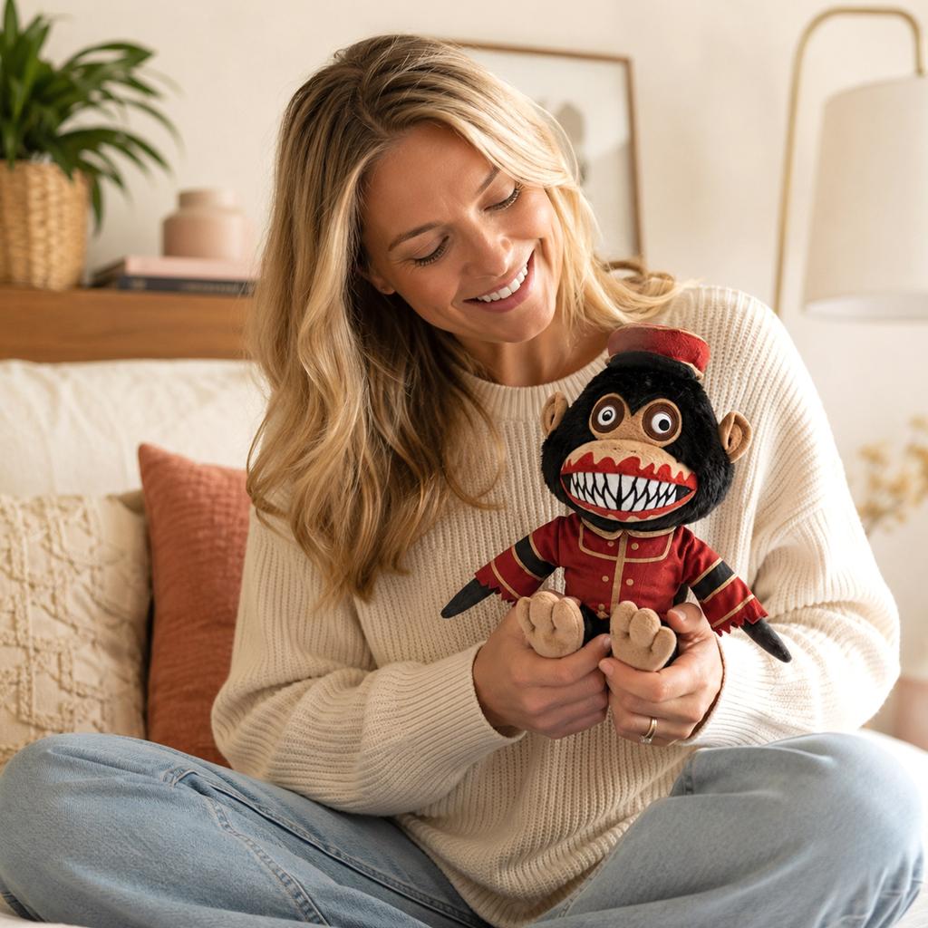 Weiches Plüschtier Stofftier Puppe für Kleinkinder und Kinder - Kuscheliger Umarmbarer Freund zum Spielen und Kuscheln