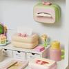 Kawaii Skrivbords Servetthållare Dopaminrosett Skrivbords Servetthållare för Vardagsrum Matsalsbord Badrum Sovrum Hemförvaring Tillbehör