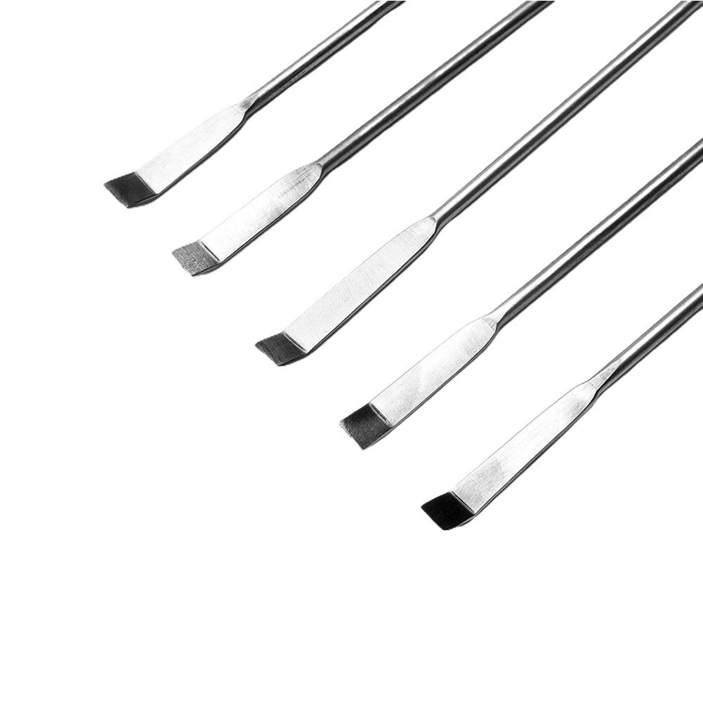 12Pcs Lab Spoon Spatula Laboratory Sampling Spoon Mixing Spat SW High Quality