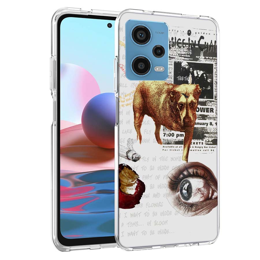 Rock Band Alice In Chains Handyhülle Für Redmi Note 13 12 14 15 Pro Plus 13R 11 11T 11E 11S 10 Pro 10S 9 9S Hülle Handy Klar TPU