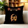 D-Depeche Mode Synth Pop Rock Band Retro  Square Double-Sided printed Pillow Case Bedroom Bedside Pillow Sofa Cushion Cover