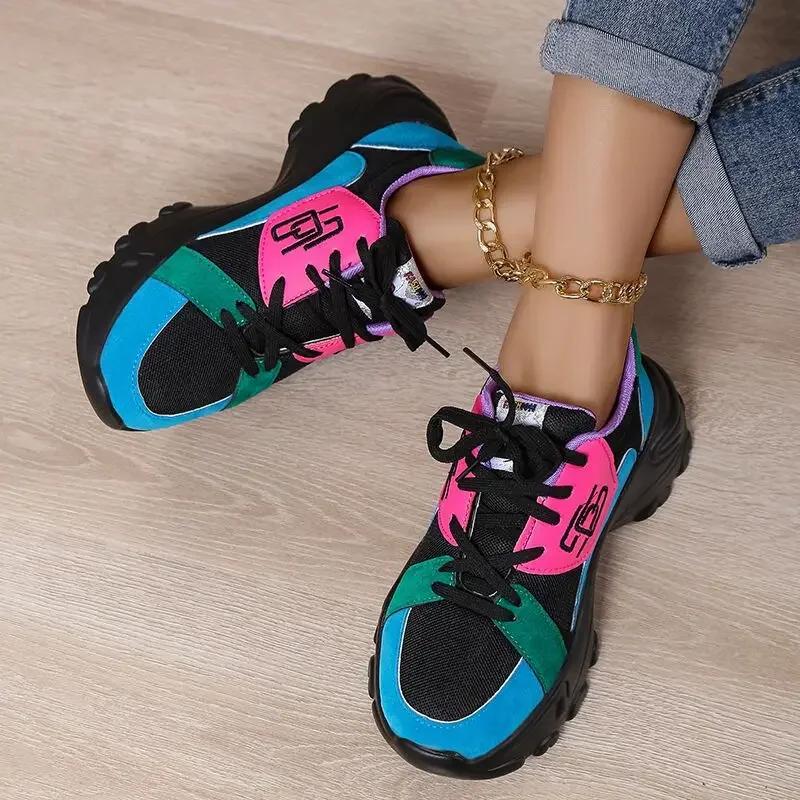 Damen Sneakers Herbst Neue Damen Laufschuhe Plus Size Damen Freizeitschuhe Mode Rutschfeste Plateauschuhe Zapatillas De Mujer
