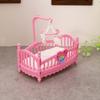 Dollhouses Crib Model Realistic Dollhouses Mini Crib Realistic Play Single Realistic 1:12 Model Mini Size Toy