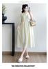 2026 Summer Korean Maternity Midi Dress: Simple, Fashionable, Loose, Plus Size, Slimming
