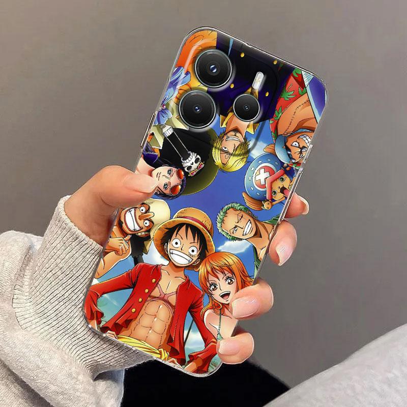 Japanese Anime Ones Zoro Piece Luffy Case For Redmi Note 15 14 13 12 11 10 Pro Plus 5G Cover For Redmi 15C 15 14C 13C Phone Case