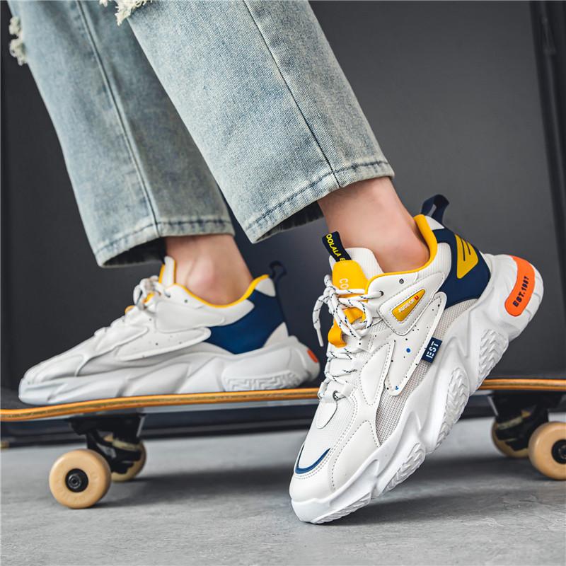 Мода 2024 года. Модные и удобные сетчатые дышащие кроссовки с подошвой. Летняя горячая — фото 4