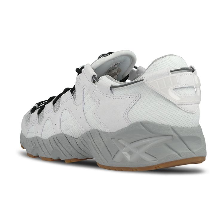 Asics Gel-Mai Solid Color Versatile Fabric Durable Low-Top Running Shoes Men Sneakers White Gray HN719-0101