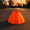 Mini cône de patinage Polyvalent Marqueur pour patins à roulettes Obstacle de slalom portable pour débutants Orange