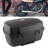 Motorcycle Rear Top Box 45L Capacity   Waterproof Shockproof Tail Storage Trunk for Scooter