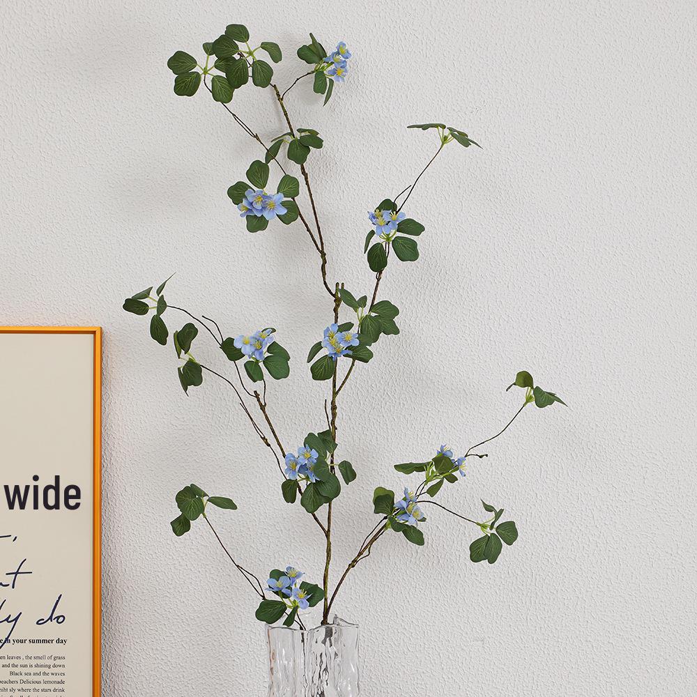 Large Faux Apricot Blossom Green Plant Vine for Wedding or Living Room Decor