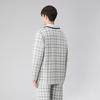 Fenteng Men's 7A Antibacterial Quilted Plaid Pajama Set