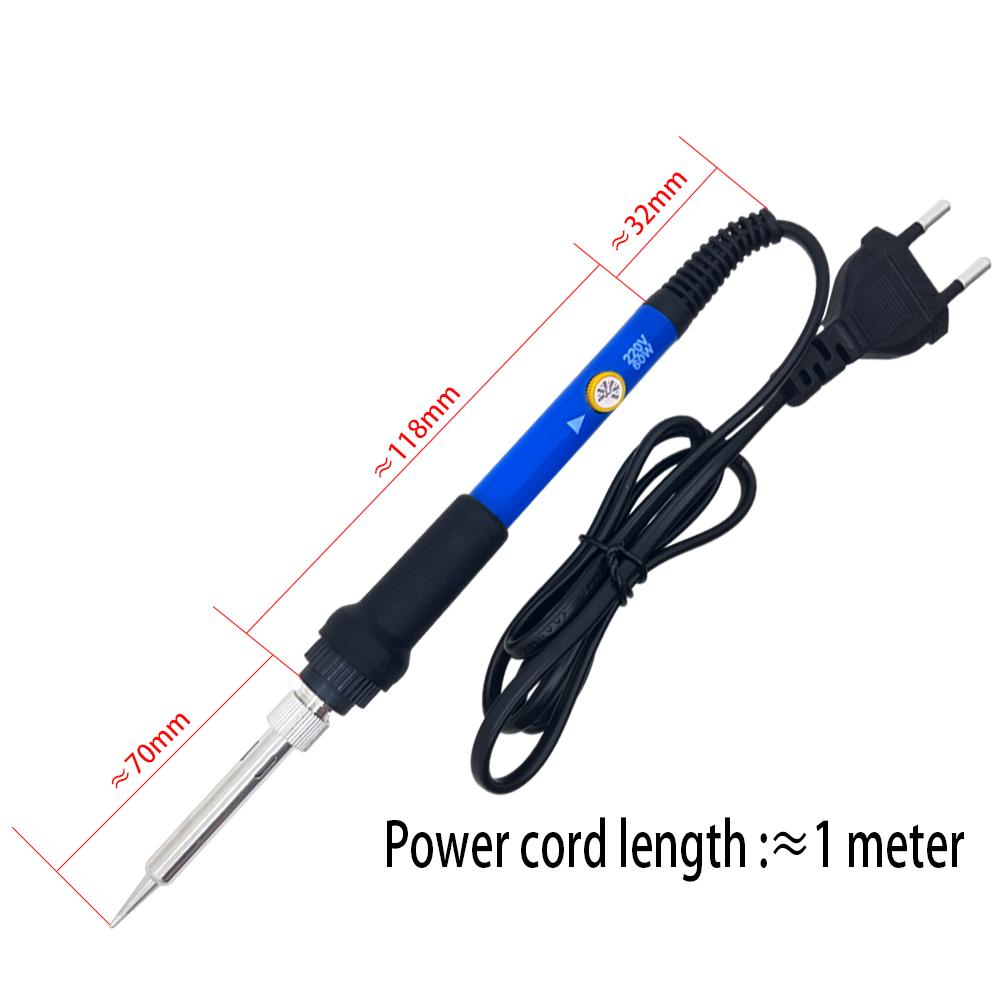 Adjustable Temperature Electric Soldering Iron Kit 220V 110V 60W 80W Welding Solder Rework Station Heat Pencil Tips Repair Tool