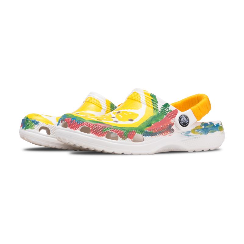 Crocs Classic clog Funi Lemon Summer Gift Bag EVA Classic Beach Hole Shoes Unisex Yellow