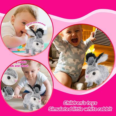 Jouet Électrique - Qui Marche Et Fait des Sons; Un jouet en peluche réaliste - - Pour enfants.
