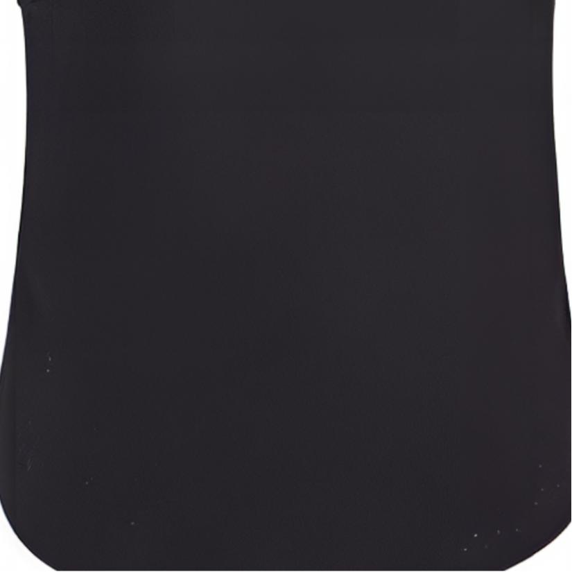 Reebok Fashion Sports Round Neck Casual Woven Vest Women Tops Black 23RCS410W001