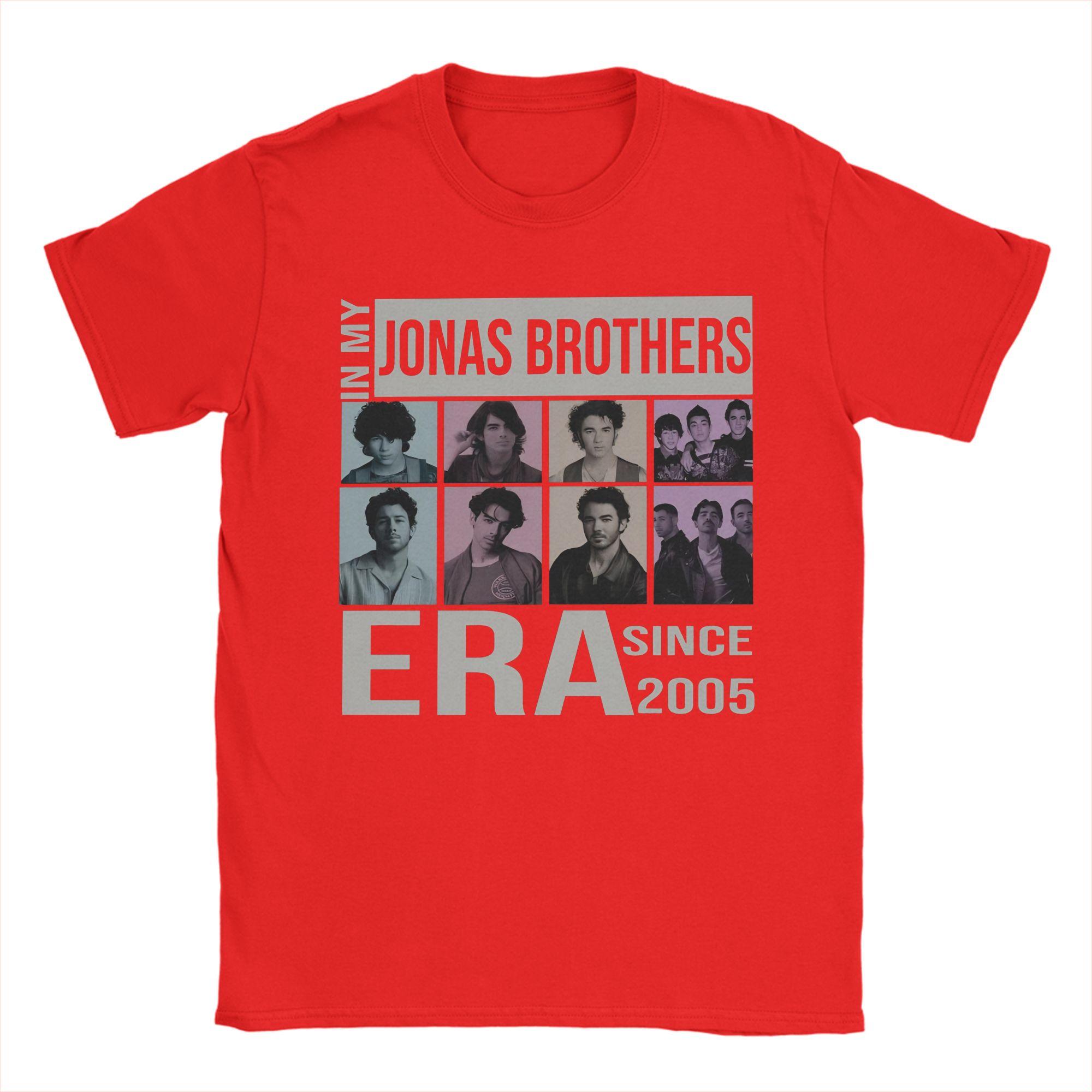 

Jonas Brothers Tour Mens T Shirts Funny Tee Shirt Short Sleeve Crew Neck TShirt 100 Cotton 6XL Clothing S