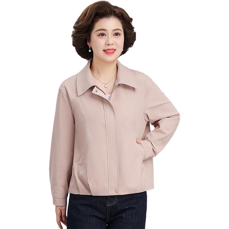 Spring & Autumn 2026 Casual Jacket for Middle-aged & Elderly Women - Stylish, Age-reducing Loose Fit, Perfect for Mother's Day.