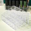New 9/24/36 Grid Lipstick Storage Box Clear Large Capacity Lipstick Case Save Space Acrylic Lipstick Display Stand Home