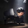 POP MART Hirono The Pianist Figure