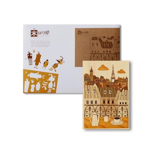 KINOWA  Paris  Woodblock Printing Original Handmade Kit French Streetscape Made in Japan