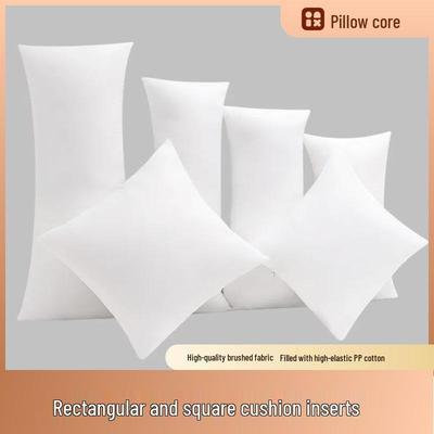 Chinese Style Sofa Pillow Core, Bed & Lumbar Support Cushion, PP Cotton Hugging or Sleeping, Solid Color for Living Room & Hotel Use