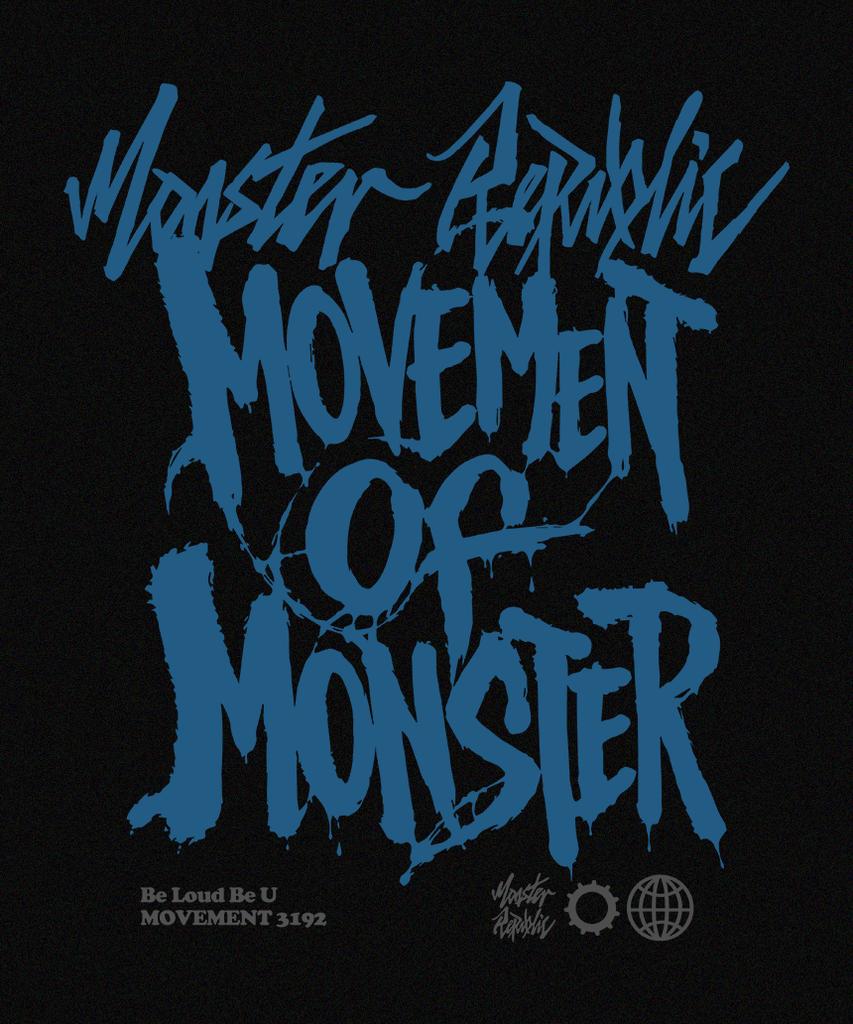 MONSTER REPUBLIC Grit Movement Ink Blue Sweatshirt Black_3192