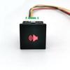 1PC DC12V Car LED DRL Camera Power ON off Fog Light Switch Button with wire For Golf 6 Jetta MK6 Scirocco Touran 2006 - 2012