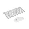 Slim 2.4GHz Wireless Keyboard and Mouse Kit for Desktop Laptop Black