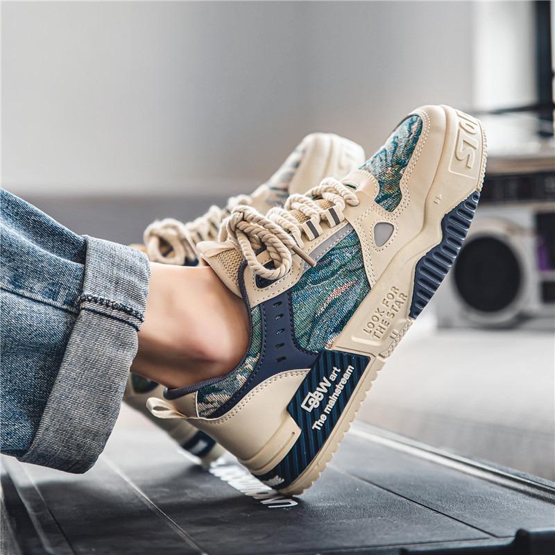 2025 Luxury Men's Vulcanized Shoes Summer Casual Sneaker for Men Outdoor Running Platform Designer Skateboard Tenis Masculino