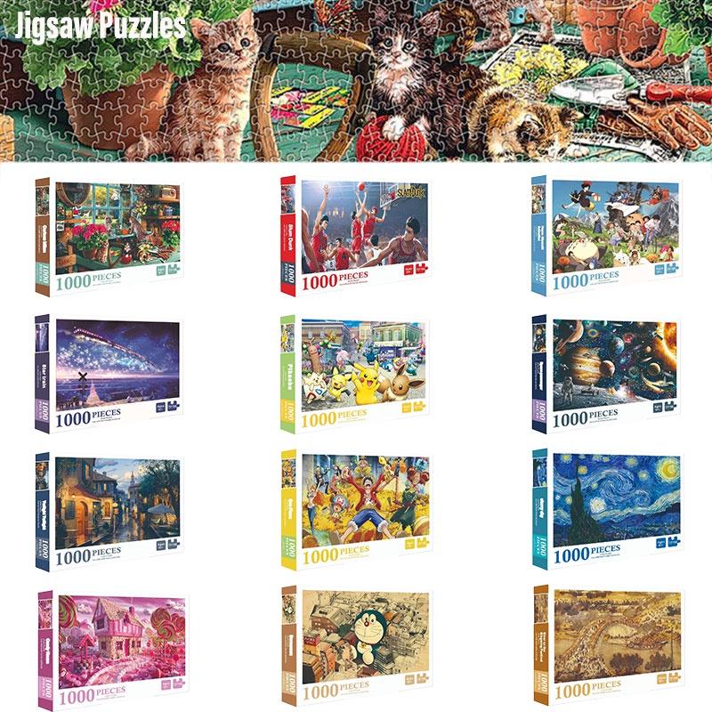 1000 Piece Jigsaw Puzzle Mind-boggling Landscape Puzzle Toy