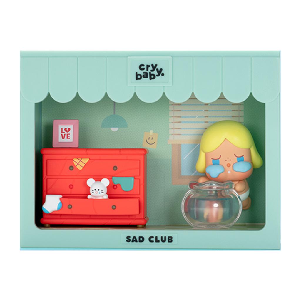 New POP MART CRYBABY Sadness Club Collection Mystery Boxes Single Mystery Box/Full Box 8 Pcs PPMT-2312-0078