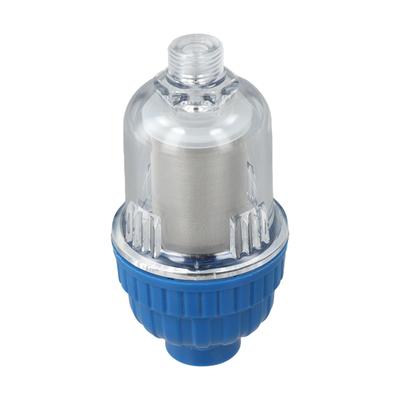 Accessories Water Filter Blue Silver Protection Shower Stainless Steel Construction Easy Disassembly Household