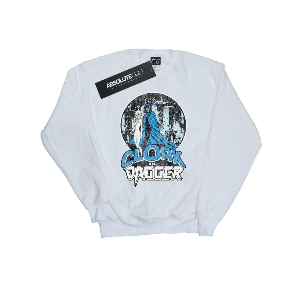 Marvel Mens Cloak And Dagger Retro Sweatshirt