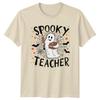 Spooky Teacher Halloween Education Unisexs TShirt Unisexs Tee Graphic Unisex