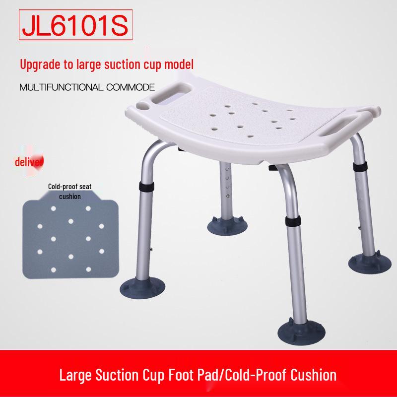 Älterer Rutschfester Badestuhl - Altersfreundlicher Duschhocker