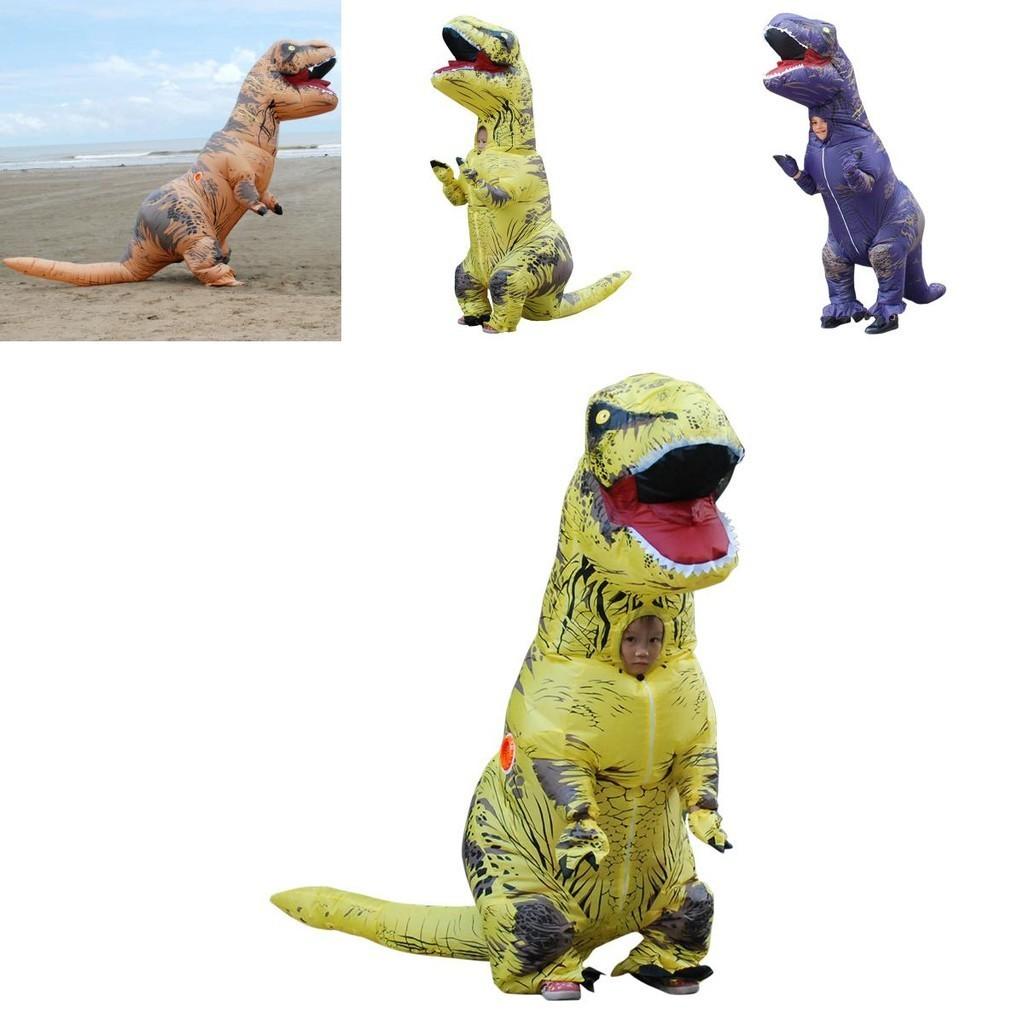 Fantastico Costume Gonfiabile di Dinosauro T-rex per Bambini per il Massimo Divertimento di Halloween